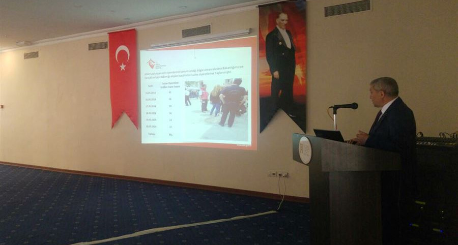 Afet ve Acil Durumlarda Psikososyal Müdahale Becerilerinin Artırılması Hizmet İçi Eğitim Programının üçüncüsü Diyarbakır'da gerçekleştirildi.