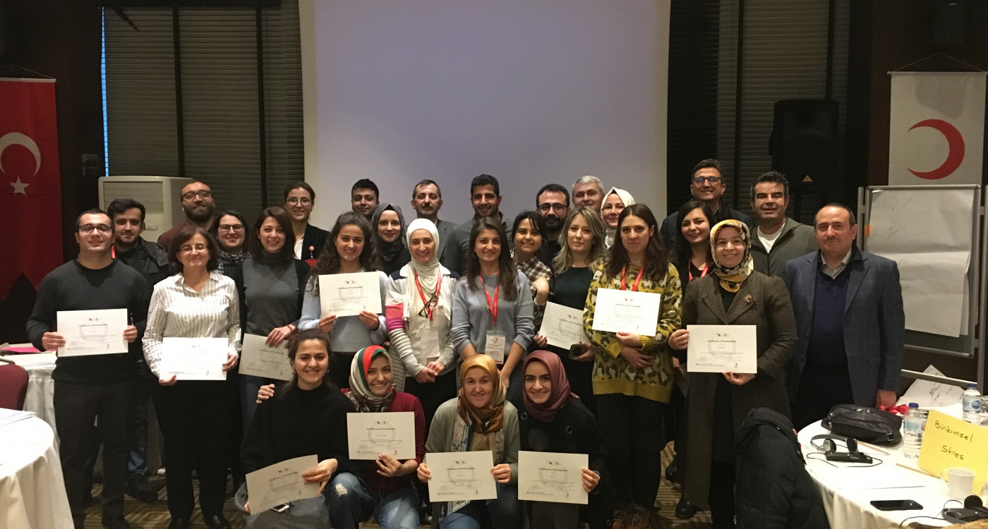 Afet ve Acil Durumlarda Psikososyal Hizmetini Koordine Eden Bakanlığımız Personeline Toplum Temelli Psikososyal Destek Eğitimi verildi