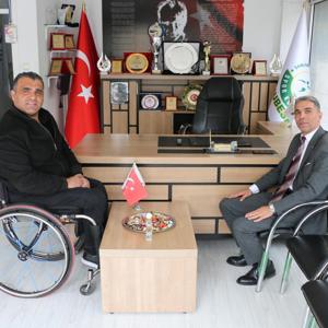 Büyük Başarılarından Dolayı Şanlıurfa Bedensel Engelliler Spor Kulübü Basketbol Takımımızı Ziyaret Ettik.  - fotoğraf 1