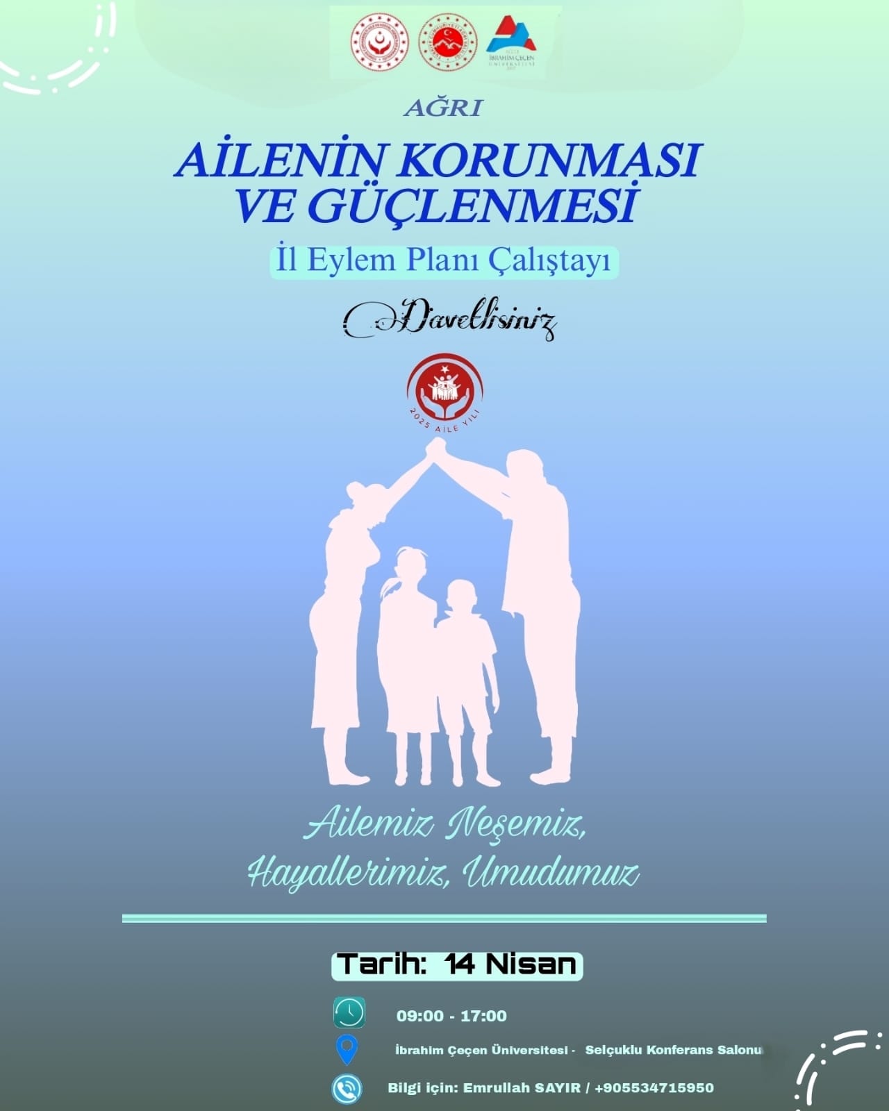 Ailenin Korunması ve Güçlenmesi İl Eylem Planı Çalıştayı