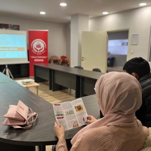 Evlenecek Gençlerin Desteklenmesi Projesi Kapsamında Başvuruda Bulunan Çiftlere Yönelik Eğitim Düzenlendi. - fotoğraf 1