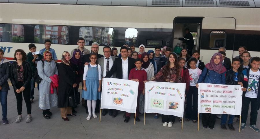23 Nisan Dostluk Treni Konya’da