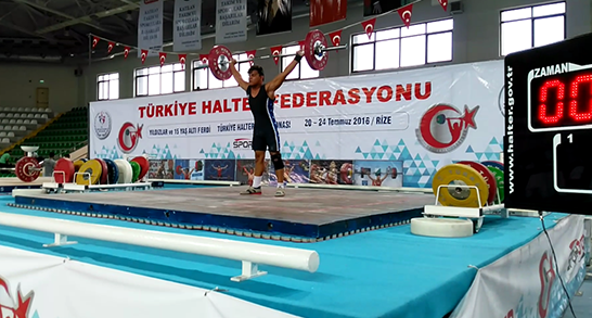 15 Yaş Altı Halter Şampiyonası Rize'de Gerçekleştirildi 