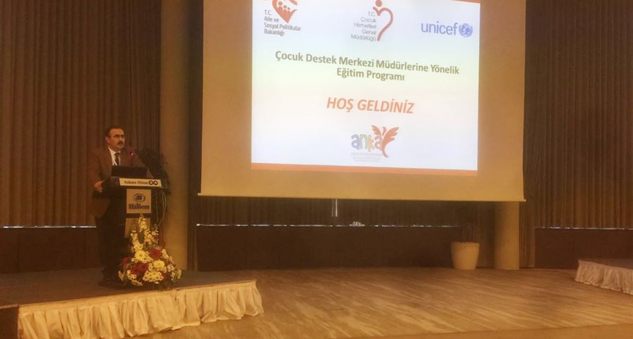 Çocuk Destek Merkezi Müdürlerine Yönelik Eğitim Programı Ankara’da Başladı
