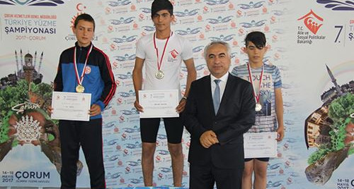 ÇHGM 7. Türkiye Yüzme Şampiyonası Çorum'da Yapıldı