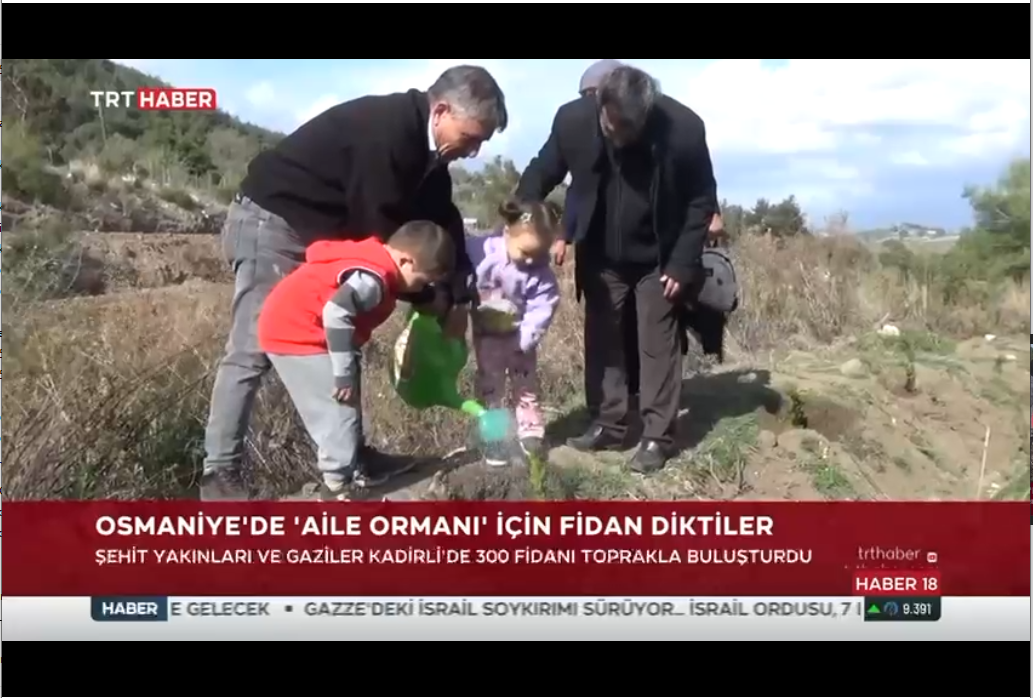 Aile Ormanı Oluşturuldu.