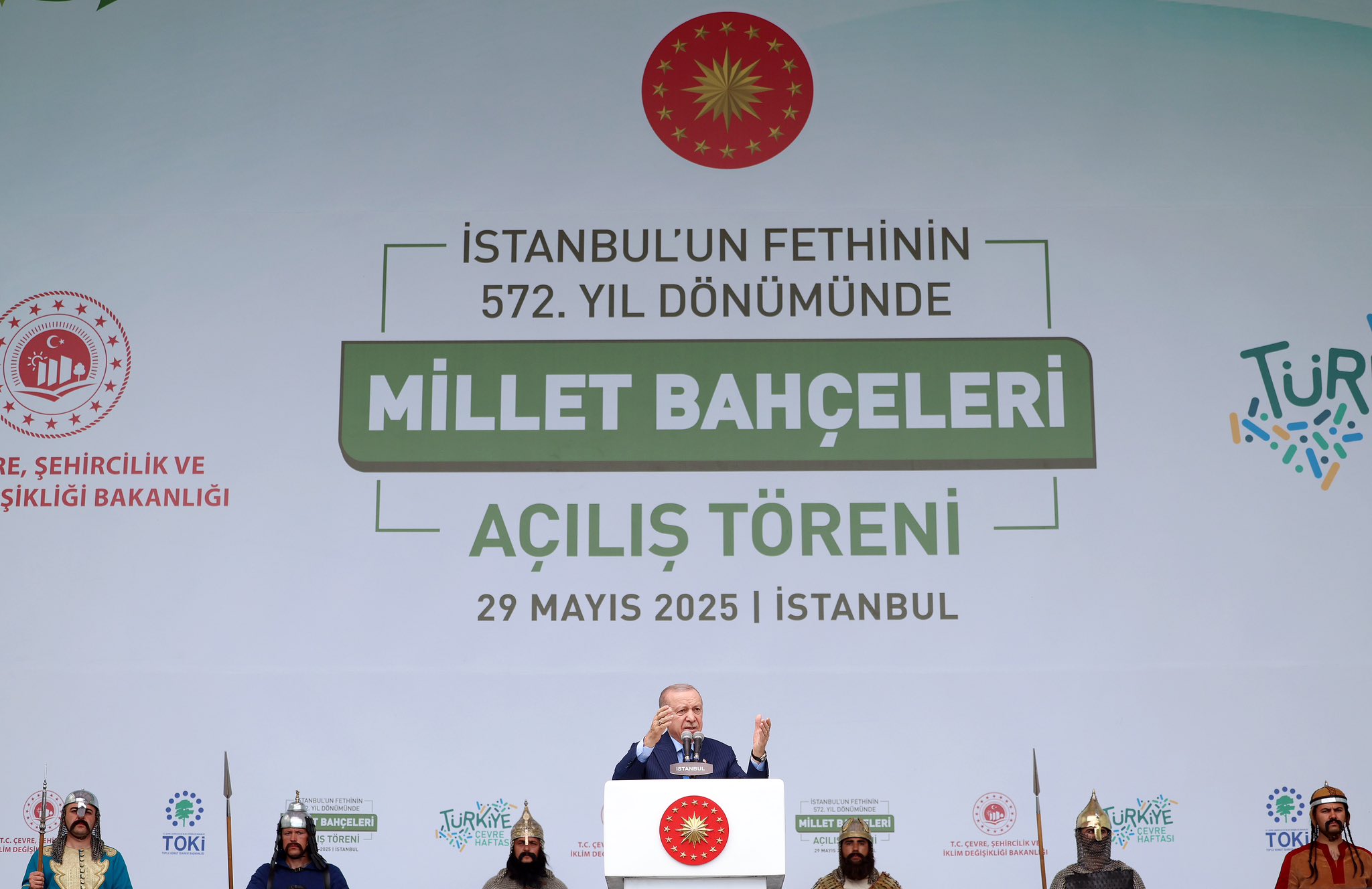 Sayın Cumhurbaşkanımız Teşrifleriyle, İstanbul'un Fethinin 572. Yıl Dönümünde Millet Bahçeleri Açılış Töreni'nde 2025 Aile Yılı Etkinlikleri Kapsamında Beykoz Millet Bahçesi'nde Yer Aldık.