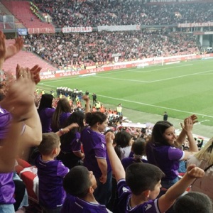 Samsunspor’un Avrupa Yolculuğuna Destek: Çocuklarımızla Tribünde Coşkulu Anlar   - fotoğraf 3
