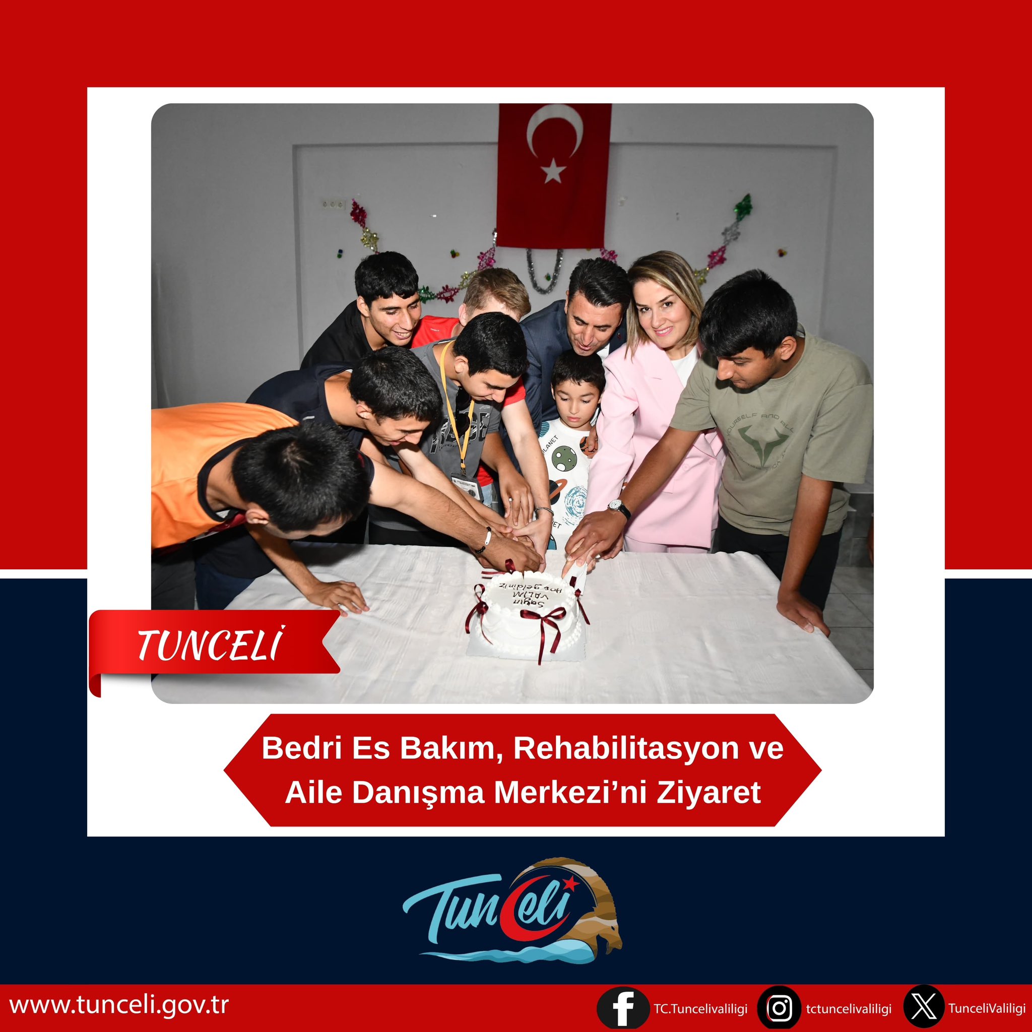 Valimiz Sayın Şefik AYGÖL, Bedri Es Bakım Rehabilitasyon ve Aile Danışma Merkezinde kalan çocuklarımızla bir araya gelmiştir.