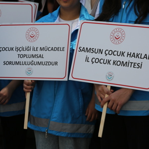 12 Haziran Dünya Çocuk İşçiliğiyle Mücadele Günü'nde Samsun'da Farkındalık Etkinlikleri - fotoğraf 15