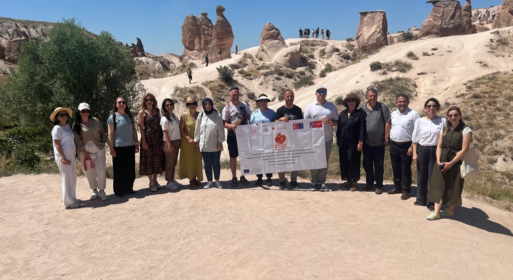 Erasmus+ projesi kapsamında Nevşehir iline kültürel gezi gerçekleştirildi.