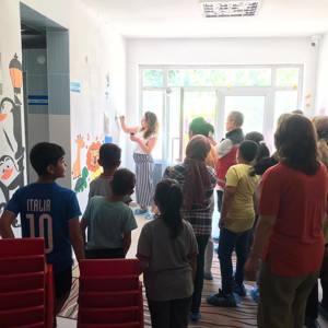 Aile yılı etkinlikleri kapsamında okul boyama etkinliği düzenlendi. - fotoğraf 10