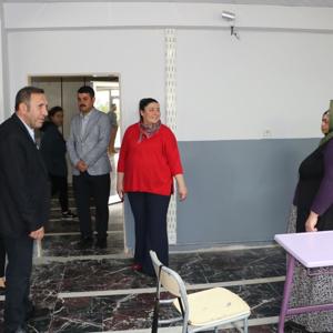 İl Müdürümüz Ergani Sosyal Hizmet Merkezi Müdürlüğüne ait yeni hizmet binamızda incelemelerde bulundu. - fotoğraf 2