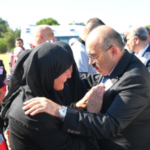 Pençe-Kilit Harekât bölgesinde şehit olan Kahraman Mehmetçiğimiz Piyade Sözleşmeli Er Ahmet KUŞAK, Son Yolculuğuna Uğurlandı.  - fotoğraf 6