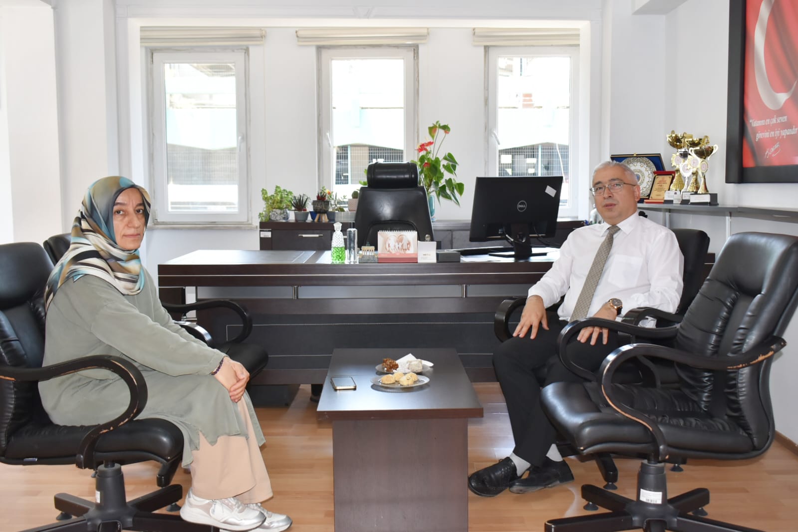 İl Müdürümüz Faruk Uysal,  ÇEKOM Müdürlüğü’nü ziyaret etti