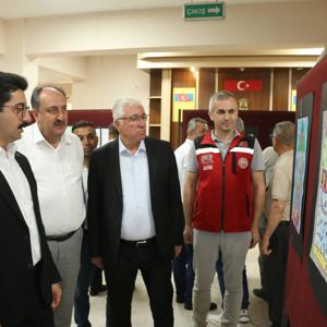 Pazarcık’ta "AİLEM" Temalı Resim, Şiir ve Kompozisyon Yarışması Sergisi Açıldı - fotoğraf 1