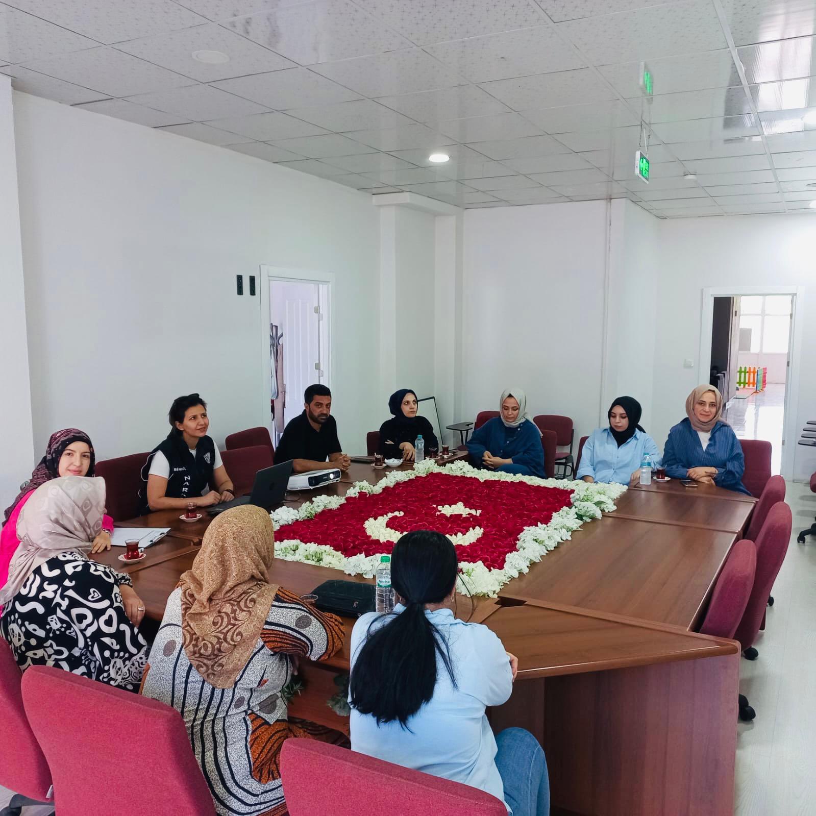 işleri Bakanlığı ve Emniyet Genel Müdürlüğü koordinesinde yürütülen “En İyi Narkotik Polisi: Anne” projesi kapsamında, İl Müdürlüğümüze bağlı ŞONİM  personeline yönelik farkındalık eğitimi gerçekleştirildi