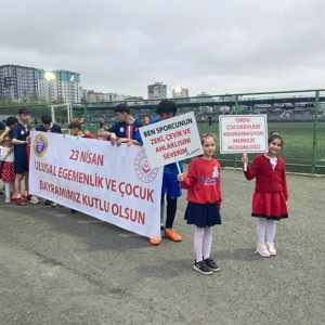 23 Nisan Ulusal Egemenlik ve Çocuk Bayramı kapsamında dostluk futbol müsabakası düzenlendi. - fotoğraf 3