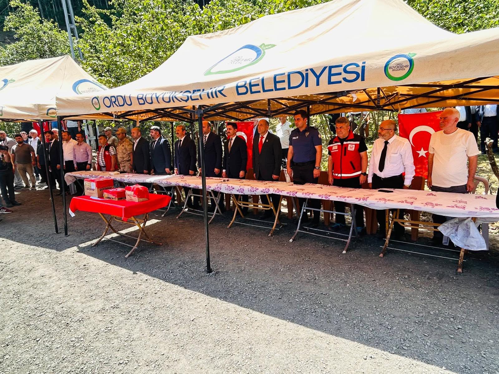  Akkuş ilçemizin Kurtboğaz Mahallesinde inşa edilen anıt mezarın açılışına ve şehidimizi anma programına katıldık.