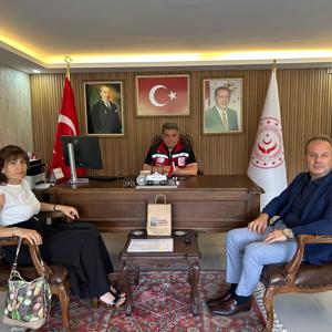 Ordu Denetimli Serbestlik Müdürü Mesut Öztürk, İl Müdürümüz Harun Tan’ı makamında ziyaret etti. - fotoğraf 1