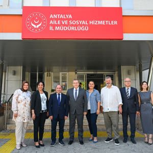 ATSO Heyetinden İl Müdürümuz Galip SÖKMEN’e Ziyaret Aile Yılı ve Döşemealtı Sosyal Hizmet Kampüsü Projesi Görüşüldü - fotoğraf 1