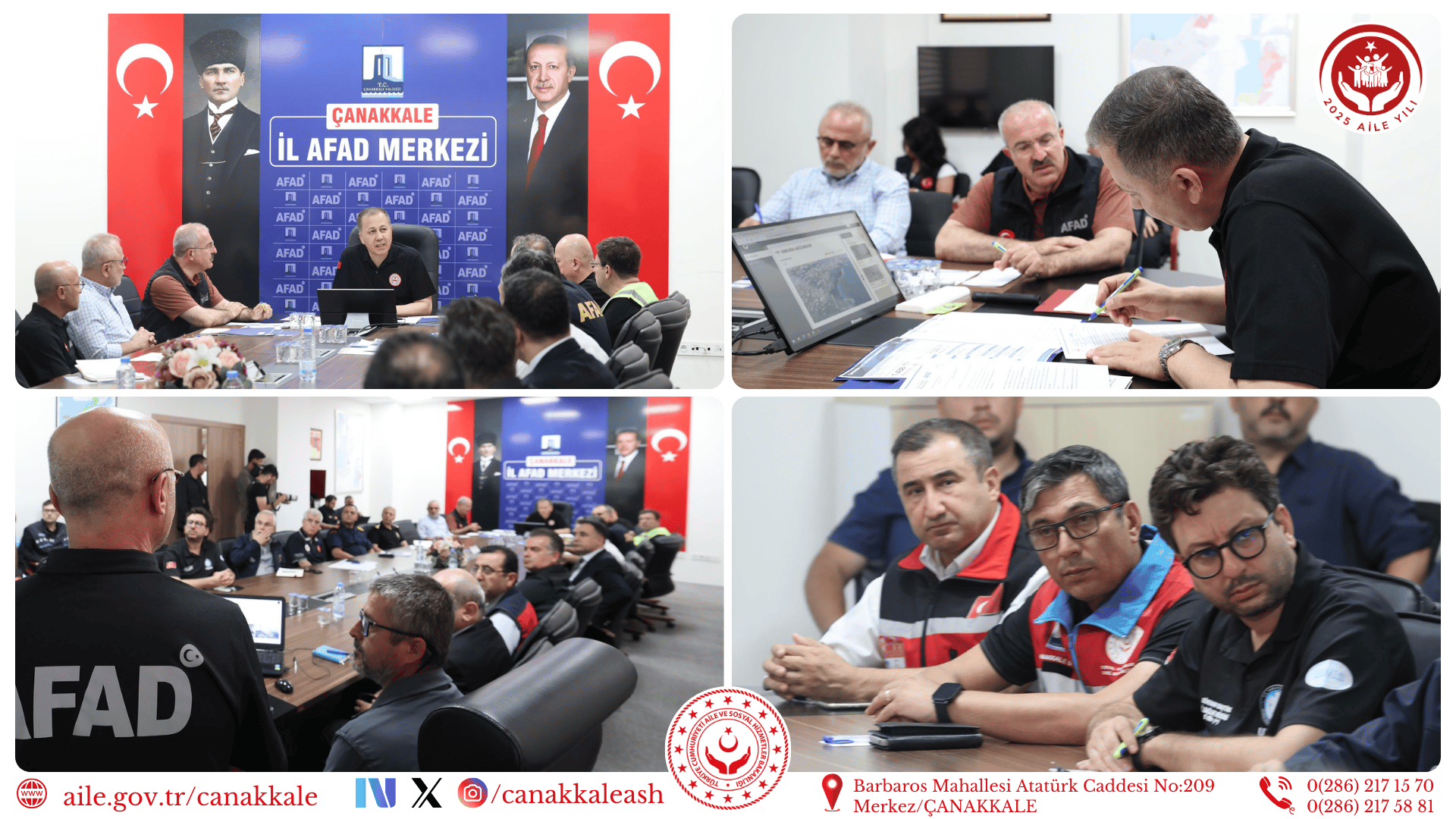 İçişleri Bakanımız Başkanlığında Orman Yangınları Değerlendirme Toplantısı