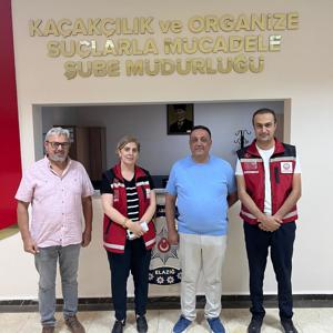 18 Ağustos 2016 tarihinde Elazığ İl Emniyet Müdürlüğü patlamasında Gazi olan polislerimize yönelik ziyaret - fotoğraf 1
