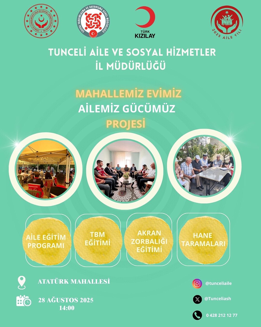 Mahallemiz Evimiz, Ailemiz Gücümüz Projesi