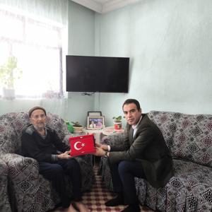 İl Müdürümüzden Şehit Ailesi ve Kore Gazisine Ziyaret - fotoğraf 1