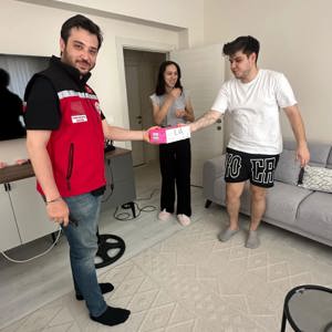 Evlenecek Gençlerin Desteklenmesi Projesi Kapsamında Destek Alan Çiftlerimizi Ziyaret Ederek Sayın Bakanımız Mahinur Özdemir Göktaş'ın Tebriklerini İletiyoruz - fotoğraf 1