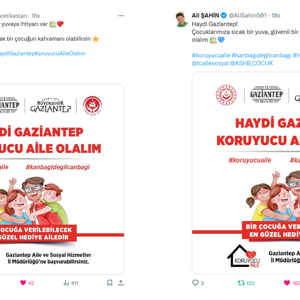 “Haydi Gaziantep, Koruyucu Aile Olalım” Çağrısı Sosyal Medyada Büyük Yankı Uyandırdı - fotoğraf 4