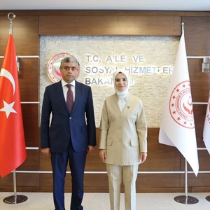 Bakanımız Göktaş, Azerbaycan Çalışma ve Halkın Sosyal Koruması Bakanı Aliyev ile bir araya geldi - fotoğraf 5
