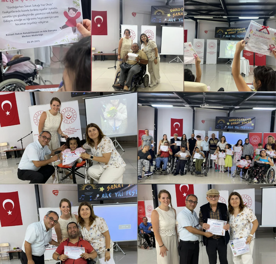 Gündoğarken Sanat Sokağı Yaz Okulu Sertifika Töreni Coşkuyla Gerçekleşti