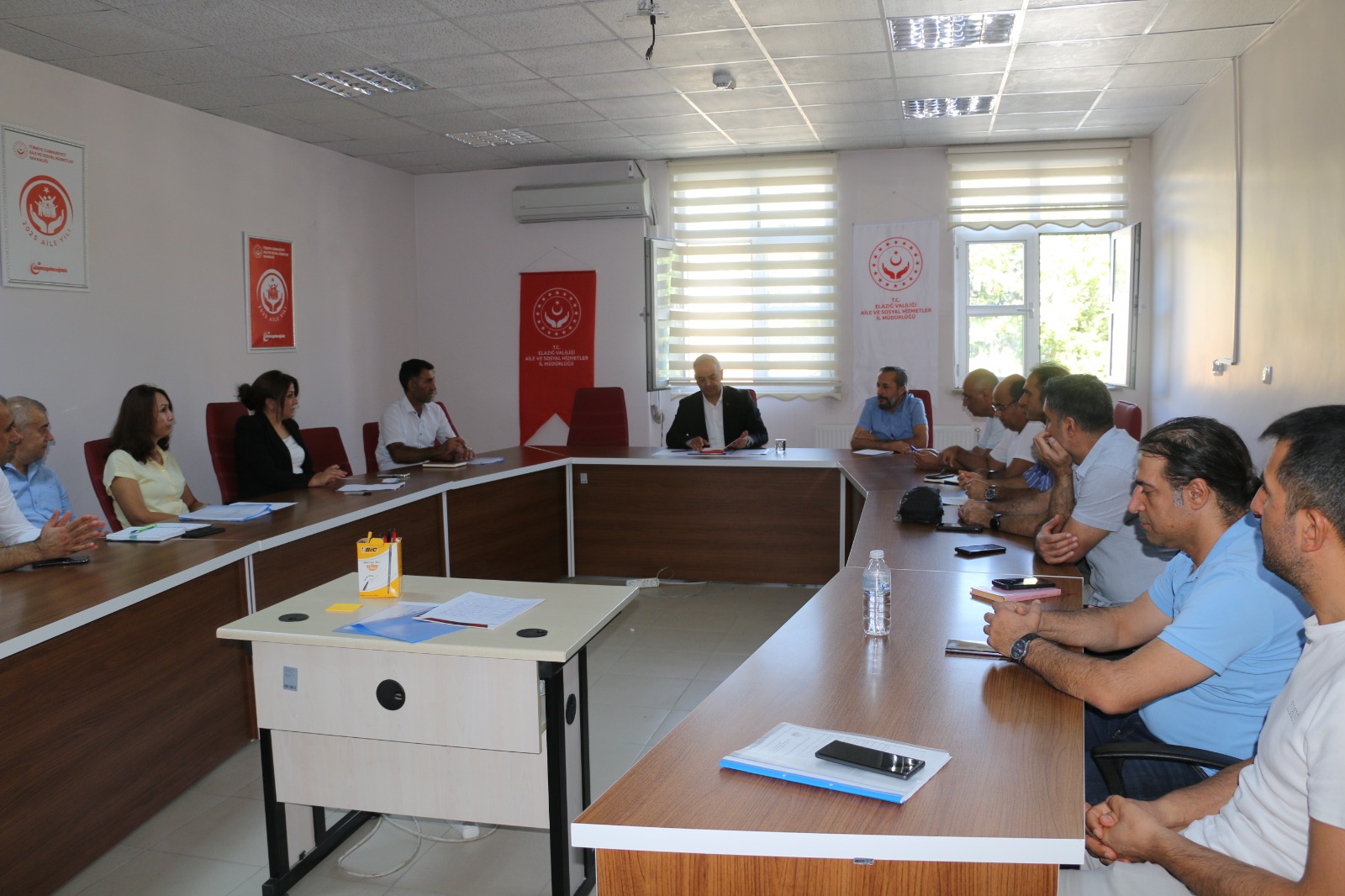 İdari ve Mali Hizmetler Birimi Şube Müdürü, Kuruluş Müdürlerimiz, Kuruluş Müdür Yardımcılarımız ve Satın Alma memurlarımızın katılım sağladığı, idari ve mali işlemlerin görüşüldüğü toplantı gerçekleştirildi.