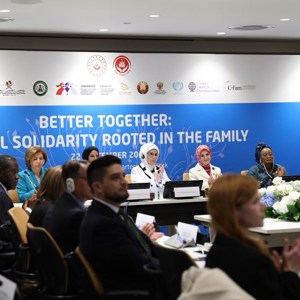 Emine Erdoğan Hanımefendi ve Bakanımız Göktaş, BM'de "Birlikte Daha İyiye: Aileden Başlayan Küresel Dayanışma" etkinliğine katıldı - fotoğraf 1