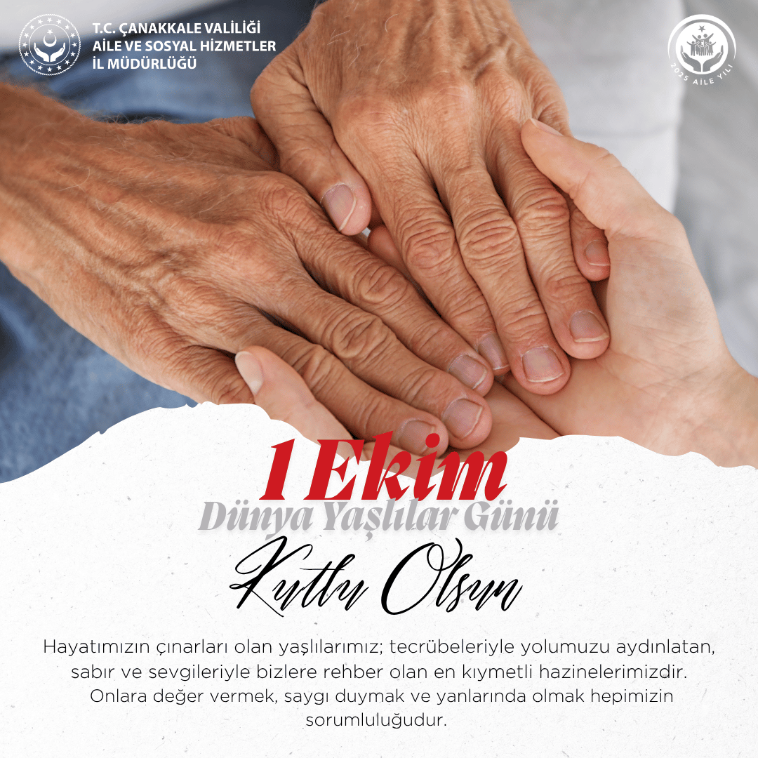 🌸 1 Ekim Dünya Yaşlılar Günü 🌸