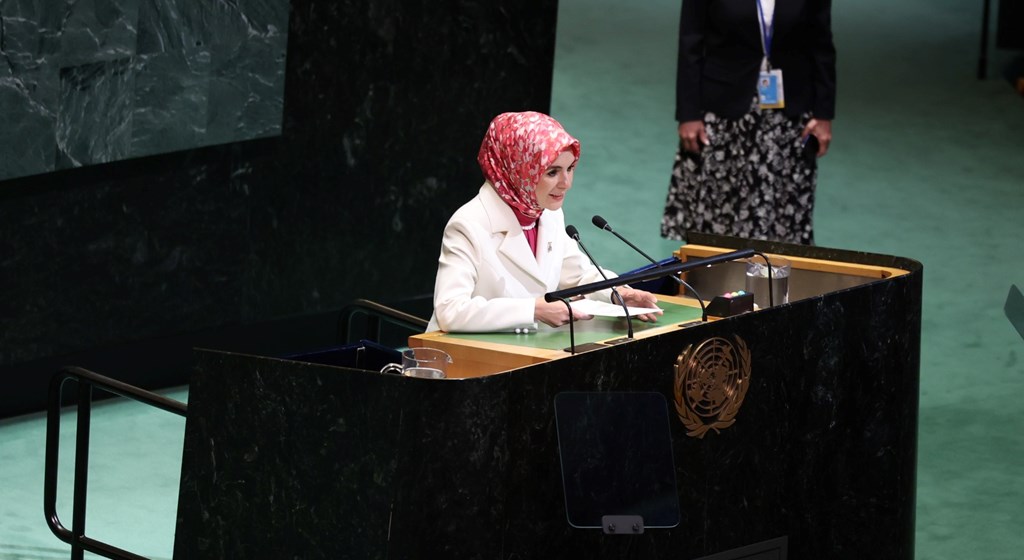 Bakanımız Göktaş, Dördüncü Dünya Kadın Konferansı Genel Kurul Üst Düzey Toplantısı'nda konuştu