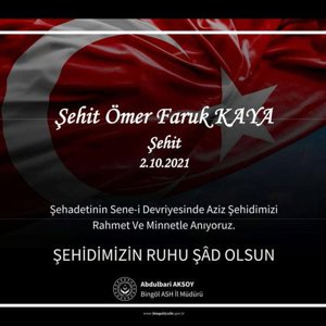 Sene_i devriyelerinde şehitlerimizi rahmet ve minnet ile yad ediyoruz. Ruhları şad mekanları cennet olsun. - fotoğraf 1