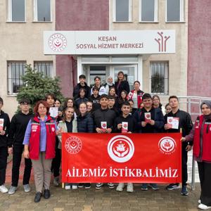 Öğrenciler Keşan Sosyal Hizmet Merkezi Müdürlüğünü Ziyaret Etti. - fotoğraf 1