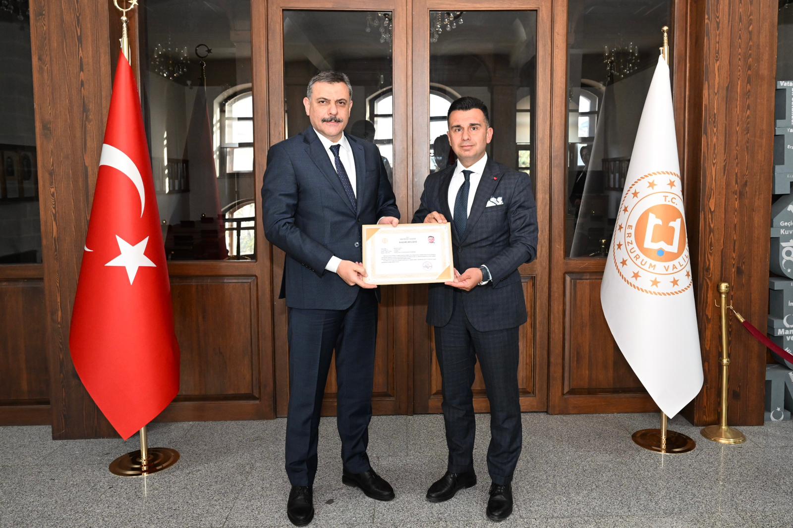 Erzurum Aile ve Sosyal Hizmetler İl Müdürlüğü’ne İkinci Kez Başarı Belgesi