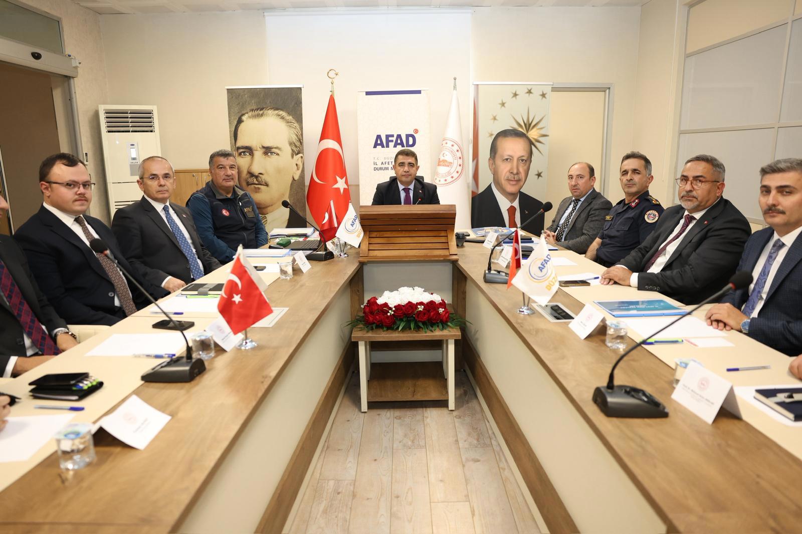 Düzce’de İl Afet Risk Azaltma Planı (İRAP) Toplantısı Gerçekleştirildi. - fotoğraf 1