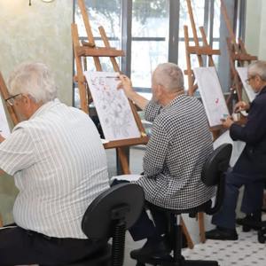 Bülent Ecevit Üniversitesine Bağlı Akademi Cafede Tuval Boyama Çalışması Gerçekleştirilmiştir. - fotoğraf 10