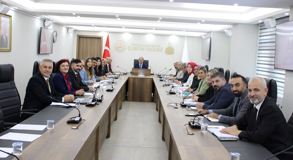 Çorum Aile ve Sosyal Hizmetler İl Müdürlüğü Ekim Ayı Değerlendirme Toplantısı Gerçekleştirildi