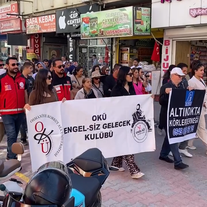 İl Müdürlüğümüz öncülüğünde Beyaz Baston Günü Farkındalık Yürüyüşü