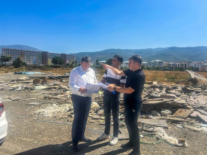 İl Müdürümüz Tolga Nacar, Çocuk Evleri Sitesi Arazisinde İncelemelerde Bulundu