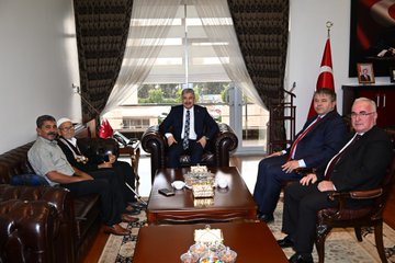Kore Gazimiz Mehmet Topçu’dan Vali Erdinç Yılmaz’a Ziyaret