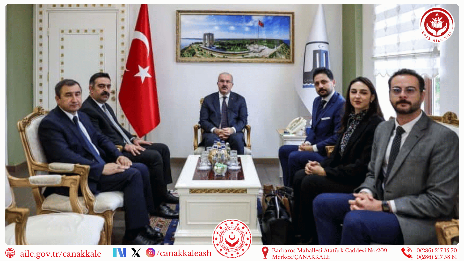 BM Mülteciler Yüksek Komiserliği Heyeti İl Müdürlüğümüzü Ziyaret Etti