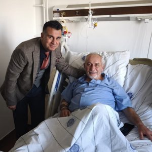 Şehit Burak Tortumlu’nun Kıymetli Babasını Hastanede Ziyaret Ettik. - fotoğraf 1