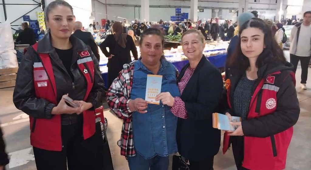 Kırklareli ŞÖNİM’den Kapalı Pazar Alanında Farkındalık Çalışması