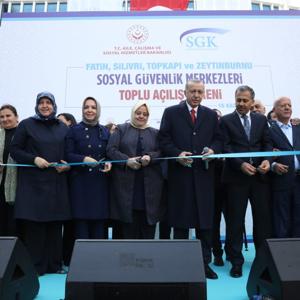 Cumhurbaşkanı Erdoğan ve Bakan Selçuk, Sosyal Güvenlik Merkezleri Toplu Açılış Töreni’ne Katıldı - fotoğraf 8